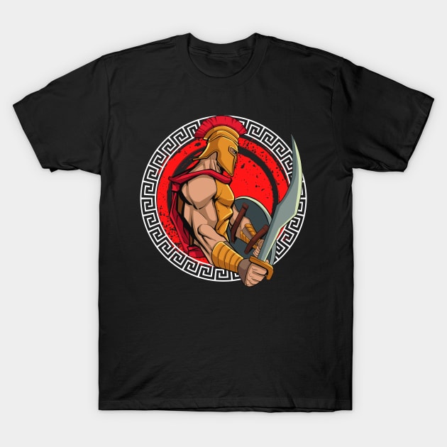 Spartan Aesthetic Fitness T-Shirt by Outfit Clothing